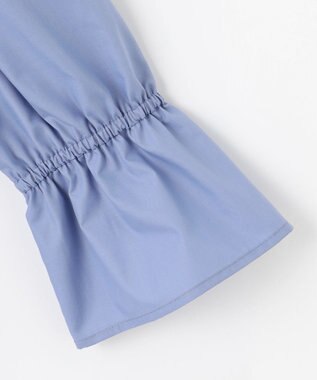 Feroux フリルギャザー ブラウス ブルー系