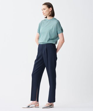 uncrave 【UVカット・接触冷感・洗濯機洗い可】ウォッシャブルドライサップ テーパードパンツ ネイビー