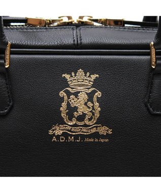 A.D.M.J. 【牛革】クラシックアニルブリロ/ボストン32cm(Dカン+) ブラック