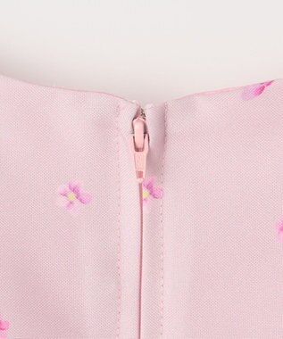 ANY KIDS フラワー プリント ワンピース ピンク