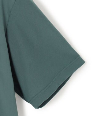 J.PRESS MEN 驚異的な機能性！【接触冷感 / UVカット / ストレッチ / 高通気性 / 防シワ】【MECHANICAL】ジャージーバンドカラー シャツ グリーン系