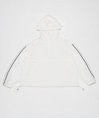 WEGO 【日焼け対策/セットアップ対応】ラッシュガードラインアノラックパーカー ホワイト