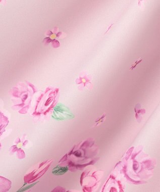 ANY KIDS フラワー プリント ワンピース ピンク