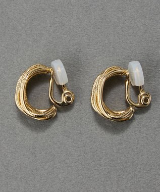 Phoebe 【痛くないシリーズ・金属アレルギー対応】シンフォニーフープソフトイヤリング　ゴールド ゴールド
