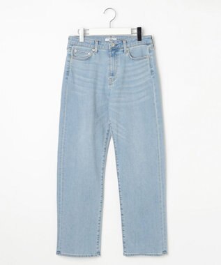 J.PRESS LADIES 【洗える】BASIC STRETCH DENIM ボーイフィット パンツ ブリーチ系