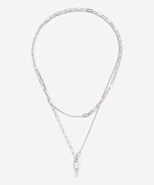 ANY マルチＷＡＹラリエットネックレス シルバー