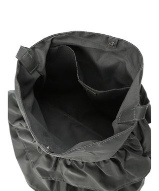 Green Parks ＯＴＯ．ＨＡ．フリルショルダーバッグ Charcoal Gray