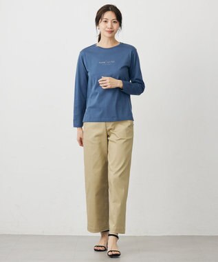 J.PRESS LADIES L ロゴ Tシャツ ブルー系