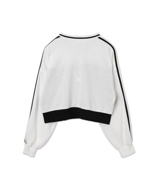 WEGO 切り替えショートスウェット ブラック