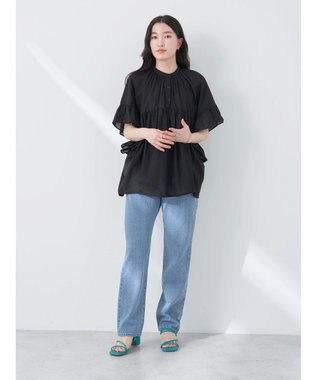 earth music&ecology ストレートフィットデニム Indigo