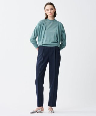 uncrave 【UVカット・接触冷感・洗濯機洗い可】ウォッシャブルドライサップ テーパードパンツ ネイビー