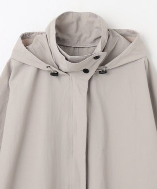 ANY フーデットレインコート グレー
