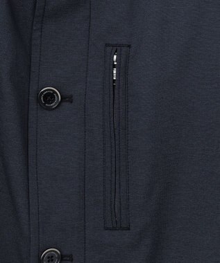 JOSEPH ABBOUD 【キングサイズ・撥水・ストレッチ】インタレースストレッチ ドライビング ジャケット ネイビー系