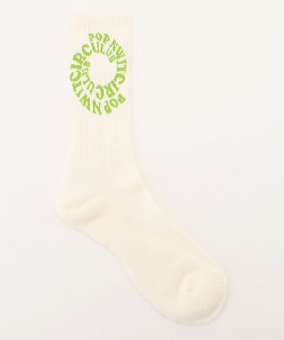 PW CIRCULUS 【MEN】【土踏まずをサポート】ＰＷサークルロゴ リブソックス