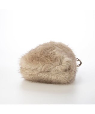 UNBILLION カシュカシュ cachecache / エコファーシンプル巾着ショルダーバッグ アイボリー