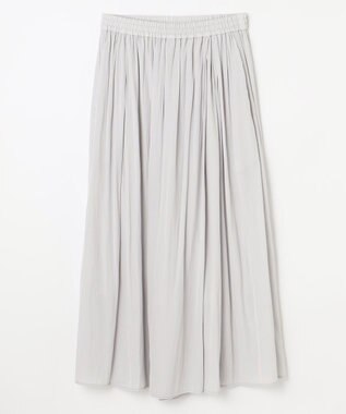 ANY 【ウエストゴム】ラップギャザースカーチョ ライトグレー