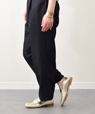 INTER-CHAUSSURES 【INTER-CHAUSSURES】ラウンドトウベーシックローファー ゴールド