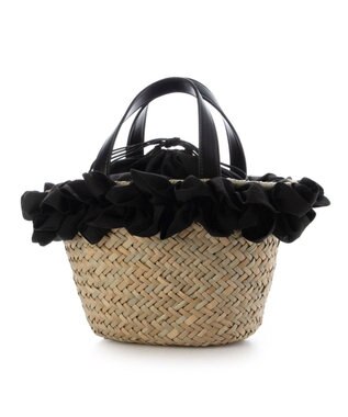 UNBILLION カシュカシュ cachecache / フリルカゴバッグ ブラック