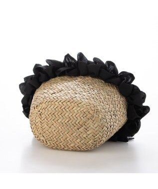 UNBILLION カシュカシュ cachecache / フリルカゴバッグ ブラック