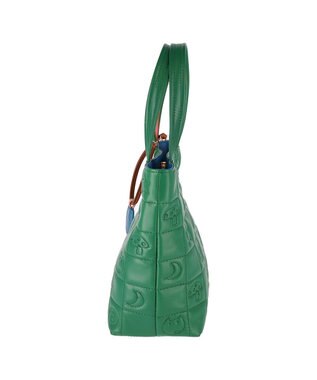 tsumori chisato CARRY ネコキルティング ハンドバッグ ミニバッグ グリーン