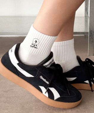 WEGO 手描き風刺繍アンクルパイルソックス 柄3