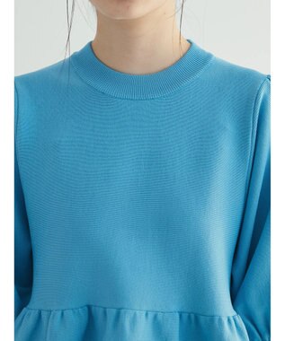 Green Parks armonia. ウエストギャザー袖ボリュームニット Blue