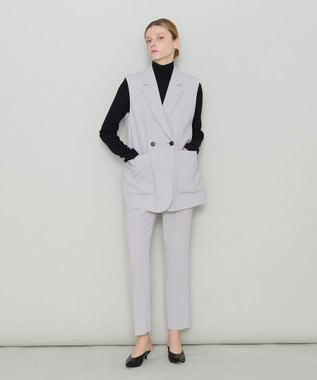 JOSEPH 【洗える】プランプトフルー　テーパードトラウザーズ Light grey