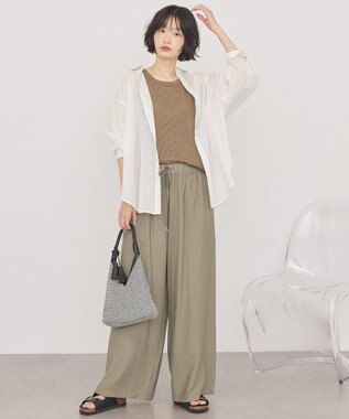 AMERICAN HOLIC 【２点セット】メッシュレイヤードタンクトップ Mocha