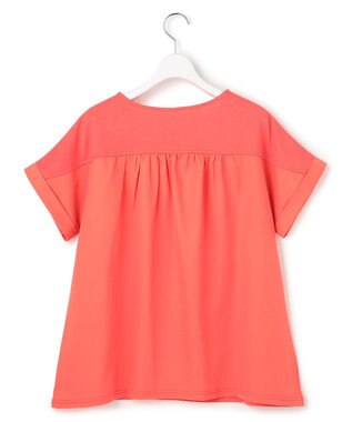 J.PRESS YORK STREET 【WOMEN】バックファブリック プルオーバー オレンジ系