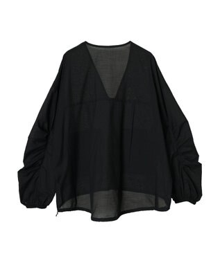 AMERICAN HOLIC イージーケア＋接触冷感　シアーブルゾン Black