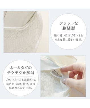 BRADELIS New York 【BRADELIS Me / ノンワイヤー】レーシィチューブトップブラ ストラップ取り外し可能 2way 補正ブラジャー オフホワイト