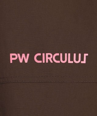 PW CIRCULUS 【ストレッチ素材】【WOMEN】セミワイド イージーパンツ ゴルフウェア レディース ダークブラウン系
