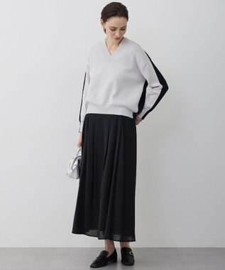 ICB 【先行予約】 ハイツイストドライメッシュ フレアスカート ブラック