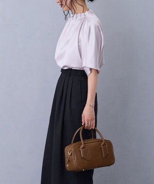 MioFIRANO SILHOUETTE U001 ボストンバッグ CAMEL