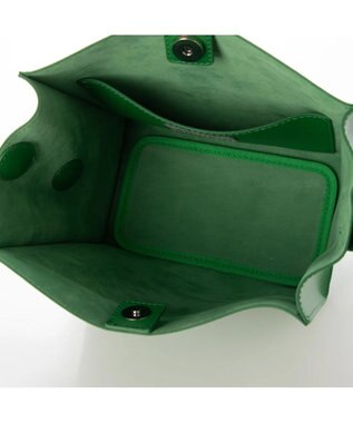 UNBILLION 【テレビ ドラマ着用アイテム】カシュカシュ cachecache / ヒネリハンドルインバッグセットトート グリーン