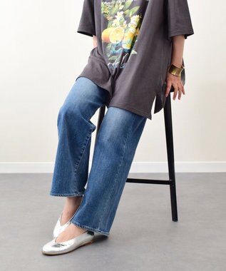 INTER-CHAUSSURES 【INTER-CHAUSSURES】ラウンドトウサケットバレエシューズ シルバー