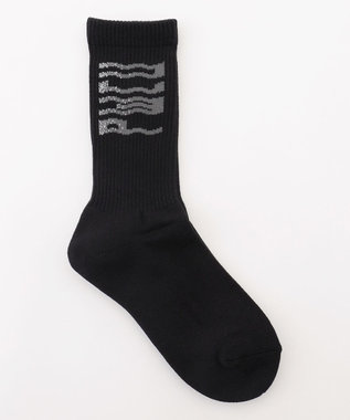 PW CIRCULUS 【WOMEN】WAVYロゴソックス ゴルフ レディース ブラック系