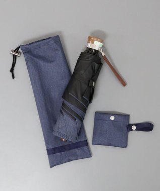 AURORA オーロラ　晴雨兼用折りたたみ傘（無地） ダークネイビー