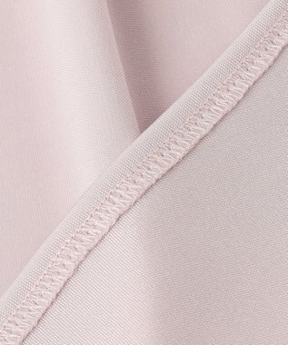 ICB L 【洗える】トリアセサテンスムース ボウタイ風プルオーバー パールグレー系