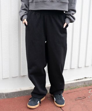 WEGO 【ウエストゴム/XSSMサイズ展開】スウェットワイドパンツ