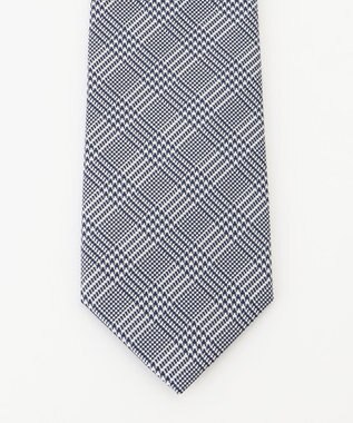 KASHIYAMA KASHIYAMAオリジナル【JAPAN MADE】グレンチェックネクタイ グレー