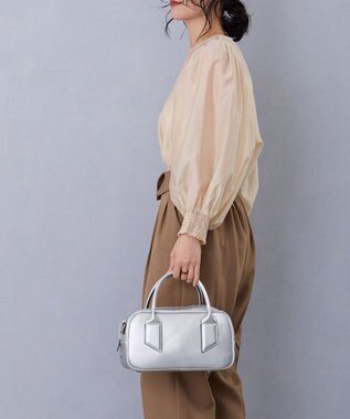 MioFIRANO SILHOUETTE U001 ボストンバッグ SILVER