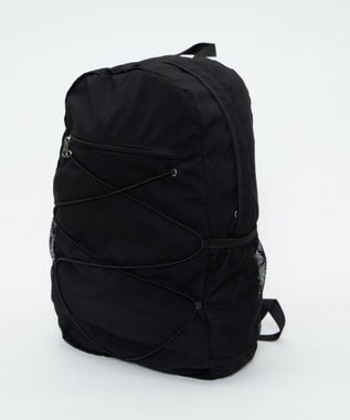WEGO 【ユニセックス着用ITEM】コードデザインバックパック ブラック