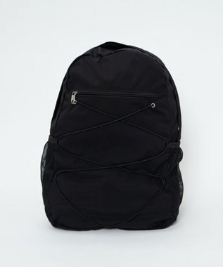 WEGO 【ユニセックス着用ITEM】コードデザインバックパック ブラック