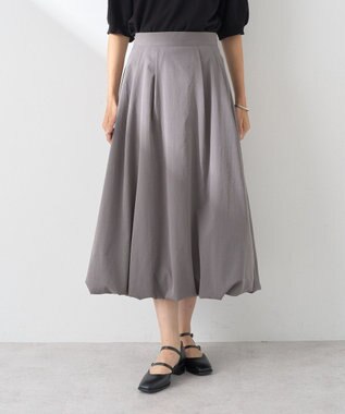 earth music&ecology バルーンスカート Charcoal Gray