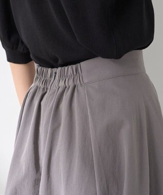 earth music&ecology バルーンスカート Charcoal Gray