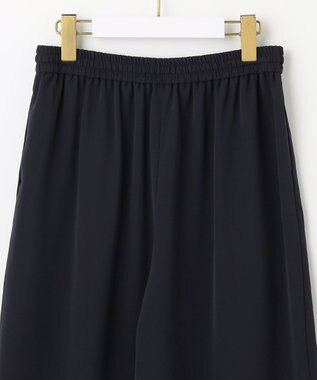 ANY SIS 【洗える】イージードロスト ワイドパンツ ネイビー