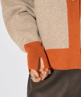 YECCA VECCA 【archive】リバーシブルカーディガン Beige