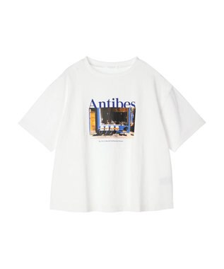 Green Parks フォトボックスＴシャツ Off White