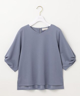 ANY SIS L 【接触冷感/UVカット】サカリバタックスリーブ プルオーバー スモーキーブルー